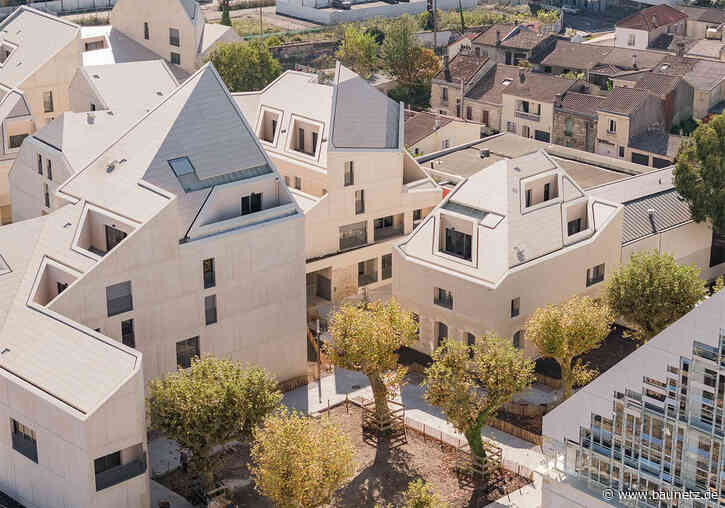 Spitze Dächer in Bordeaux - Wohnanlage von Atelier Cambium und OLGGA