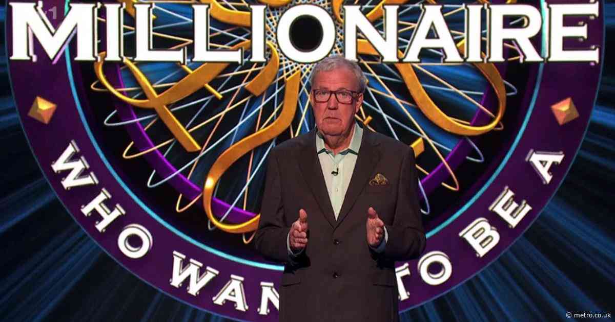 Jeremy Clarkson apologises for tricky Who Wants To Be A Millionaire teaser – could you get it right?