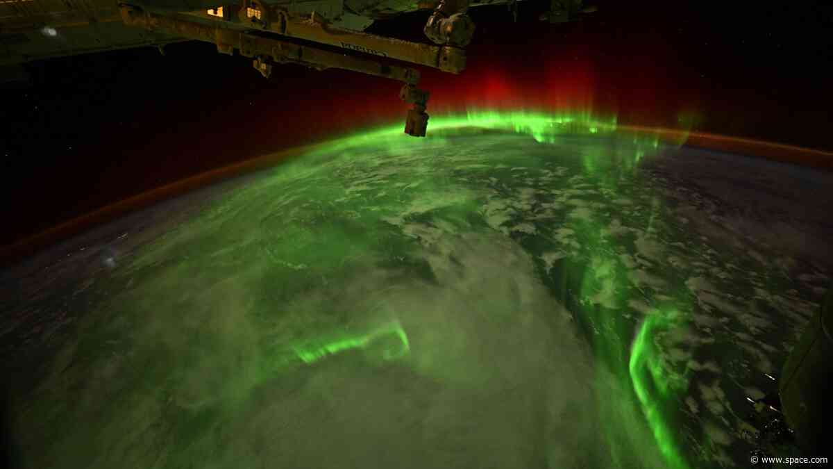 Astronaut captures snake-like auroras from a SpaceX Dragon | Space photo of the day for June 9, 2026