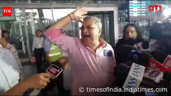 Watch: TMC MP Kalyan Banerjee heckled with 'Chor Chor' chants at Kolkata airport; loses cool