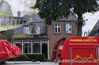 FW-KLE: Gebäudebrand an der Materborner Allee