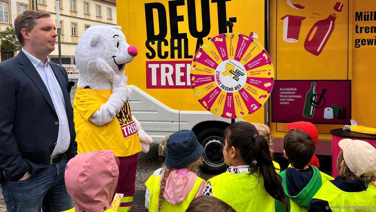 „Deutschland trennt“ – anschauliches Projekt zur richtigen Mülltrennung in Bamberg und Breitengüßbach zu Gast