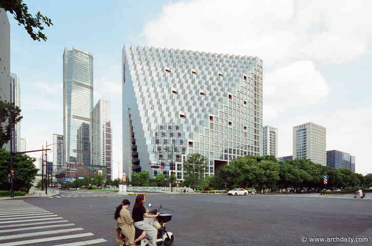 OMA Completes Hangzhou Prism Mixed-Use Development in China's Future Tech City