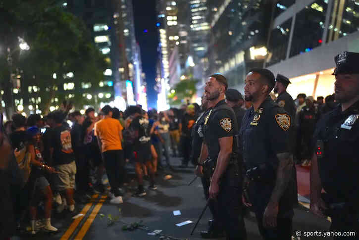 Knicks Game 3 watch party in NYC ends with 21 people arrested