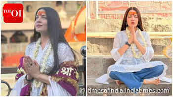 Celina seeks solace at Mahakaleshwar temple amid divorce battle