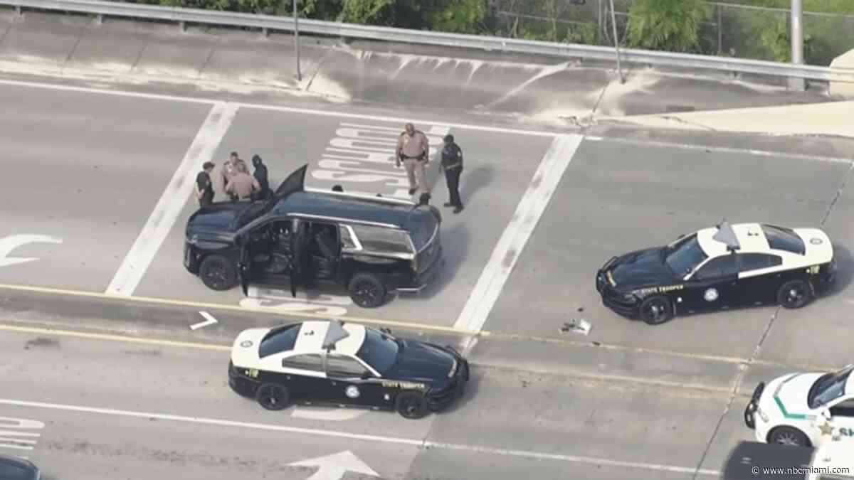 Man chasing ex with AR-15 in SUV fled troopers, was found at Belen Prep, FHP says