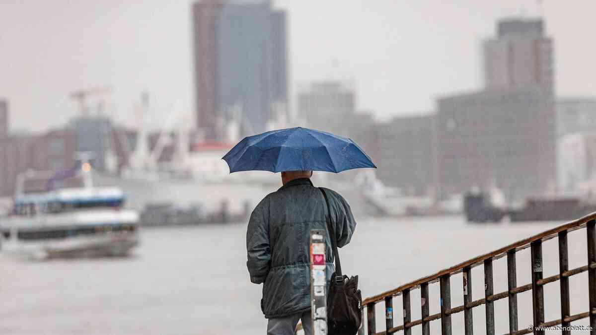 Gewitter und Regen in Hamburg – aber zumindest die Temperatur deutet Sommer an