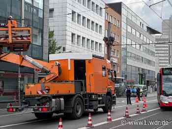 Bahnstörung - Lkw hatte Oberleitung in Bonn abgerissen