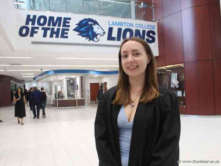 Lambton College celebrates graduates during convocation ceremonies Tuesday at Sarnia campus