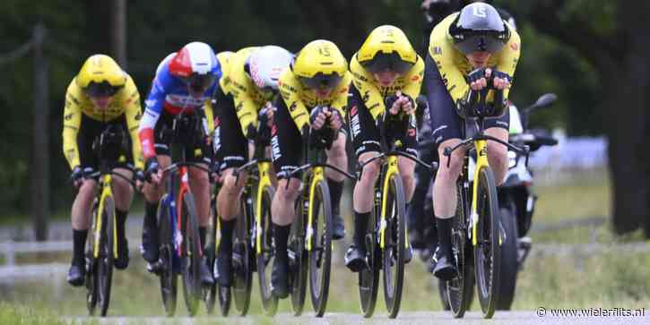 Visma | Lease a Bike en Matteo Jorgenson delen tik uit in ploegentijdrit Tour Auvergne-Rhône-Alpes
