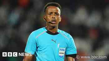 Who is the Somali referee barred from entering the US for the World Cup?