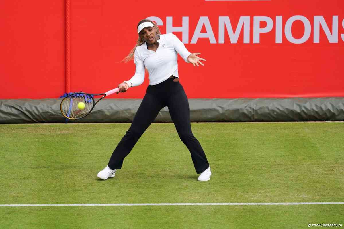 Serena returns: Williams begins her comeback in doubles at Queen's Club