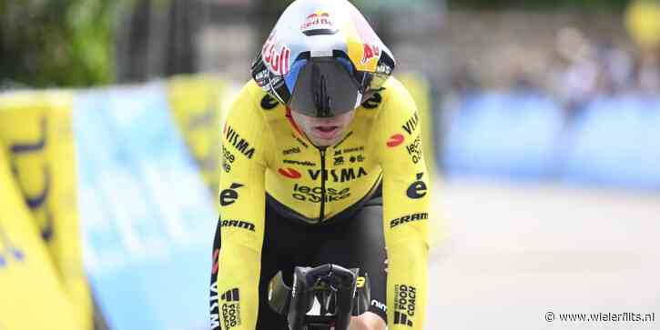 Wout van Aert was ook verrast dat hij vroeg moest lossen: “Je houdt hier geen rekening mee”