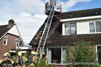 Blikseminslag veroorzaakt brand woning