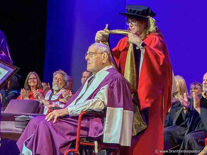 Last surviving British 'Home Child' in Canada receives honorary degree from Laurier University