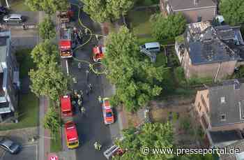 FW-KLE: Gebäudebrand an der Materborner Allee / Einsatz beendet