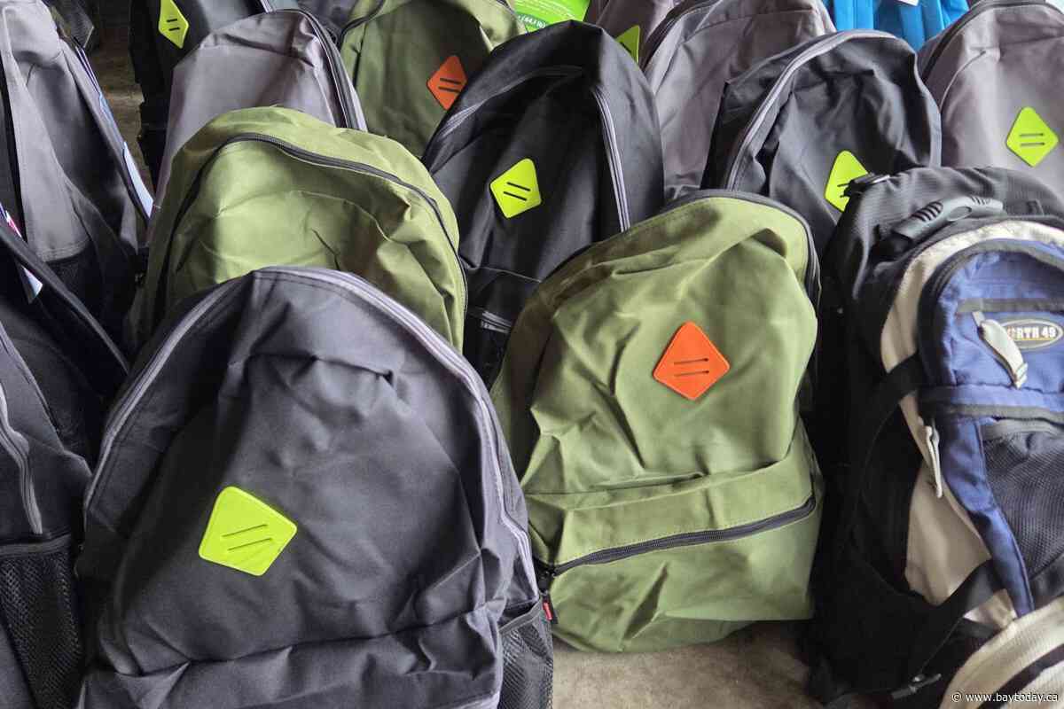 North Bay volunteers pack record 103 backpacks for homeless