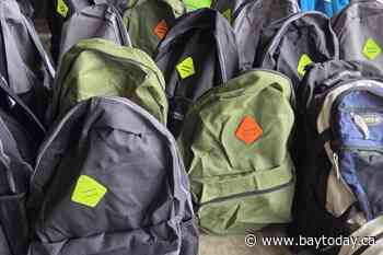 North Bay volunteers pack record 103 backpacks for homeless