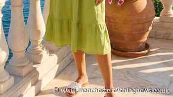 I found the prettiest £28 linen summer dress that's 'perfect' for covering arms