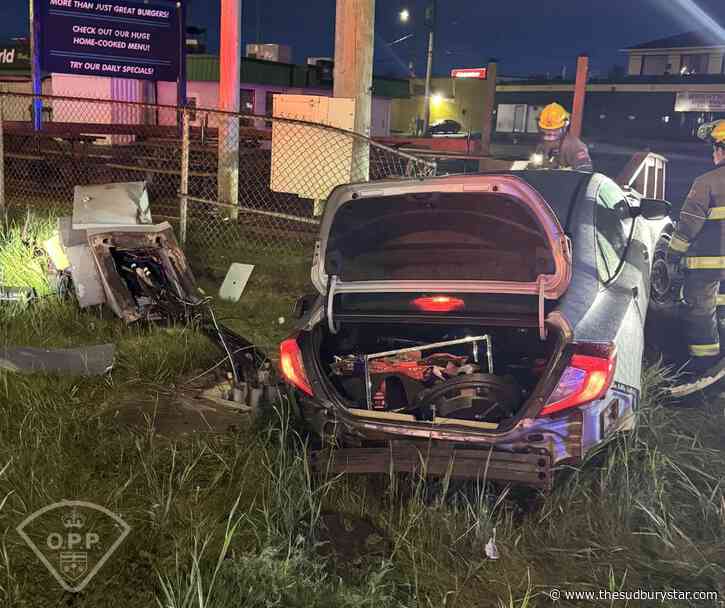 Sudbury man accused of impaired driving in North Bay crash