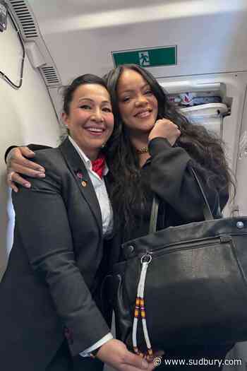 Air Canada flight attendant shares Mohawk culture with pop star Rihanna