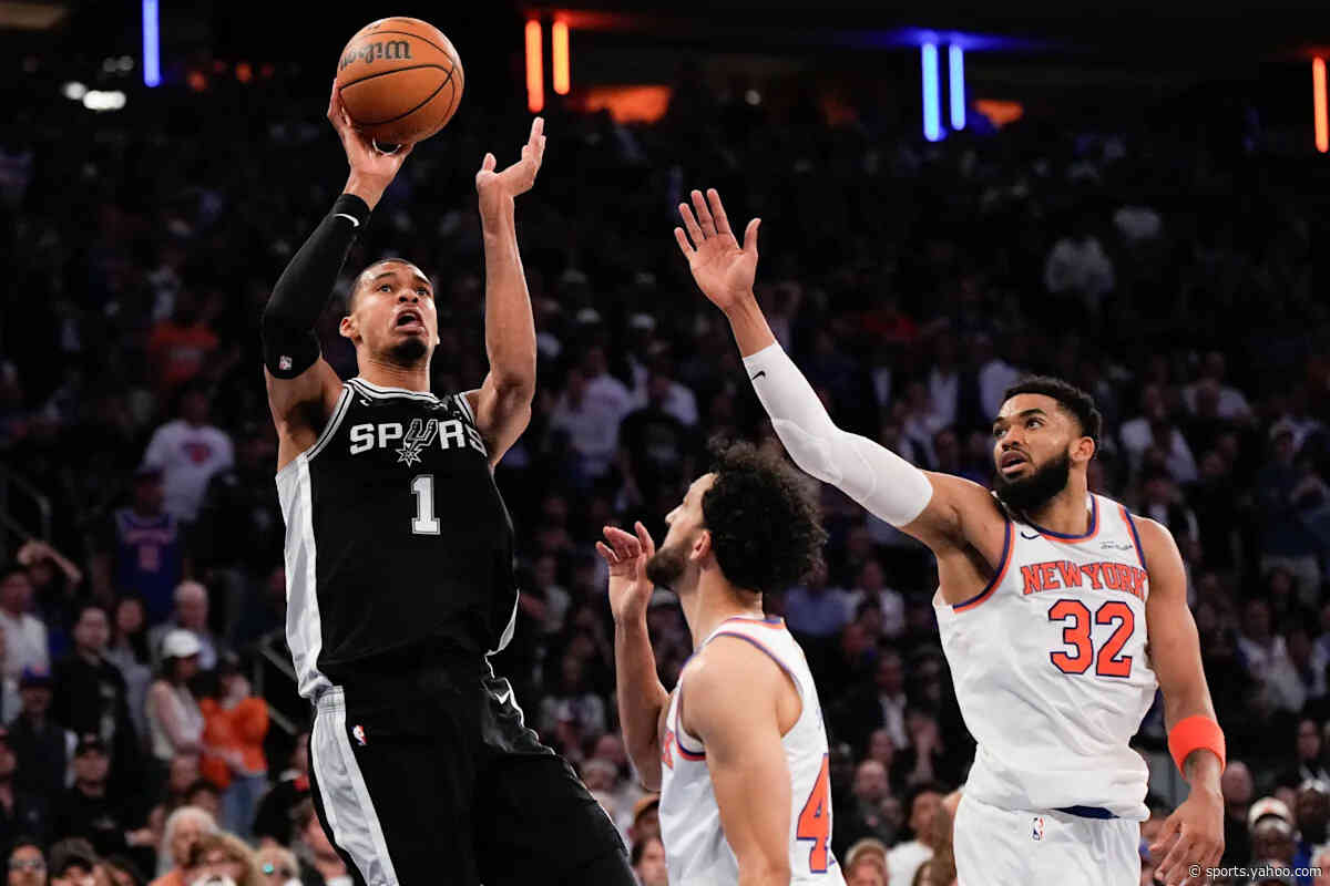 Victor Wembanyama and the Spurs are undaunted on the road at the Knicks in the NBA Finals