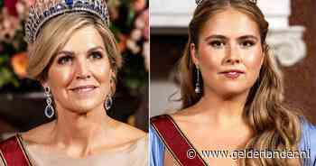 Koningin Máxima pakt met diadeem groots uit bij staatsbanket, Amalia verschijnt als ‘moderne Elsa’