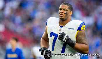 LA Rams left tackle Alaric Jackson has been arrested on suspicion of felony domestic violence