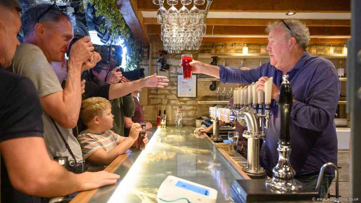Jeremy Clarkson says 400 pint glasses stolen every week from Farmer's Dog pub