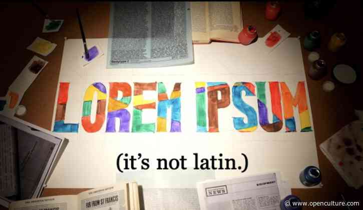 The Strange History of Lorem Ipsum: How Cicero’s Words Became the World’s Favorite Placeholder Text