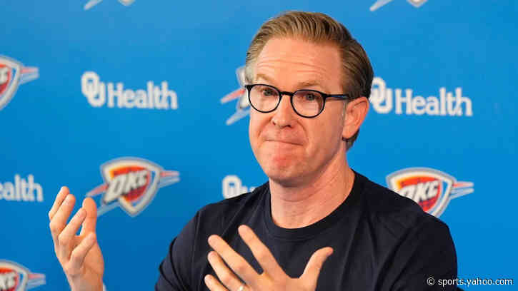 Thunder's Presti defends Gilgeous-Alexander against social media narrative, 'He's playing against six people'