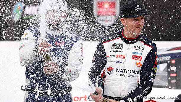 Denny Hamlin Celebrates Back-to-Back NASCAR Wins and Career-Best Performance