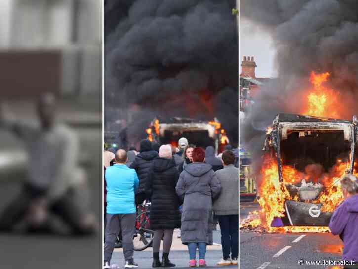 Belfast, esplode la rivolta anti-immigrati: bus in fiamme dopo l’aggressione choc