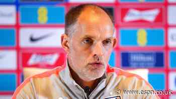 Tuchel: England 'not favourites' for World Cup