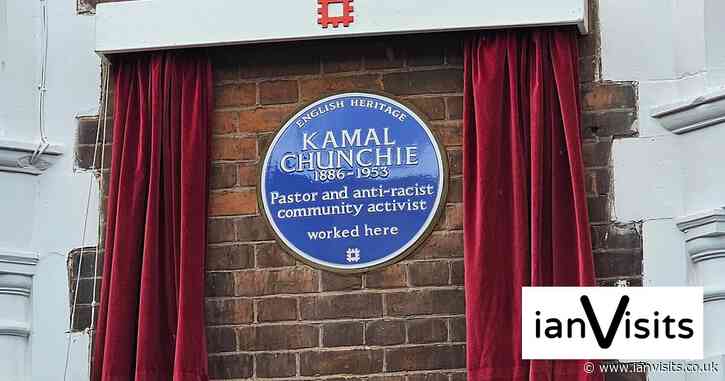 Blue plaque honours East End anti-racism pioneer Kamal Chunchie