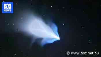 Chinese-launched rocket lights up Australian skies