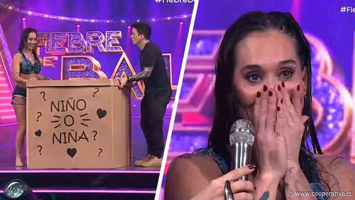 Vale Roth reveló el sexo de su guagua en pleno "Fiebre de Baile"