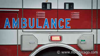 Employee pinned, injured when vehicle crashes into suburban UPS store