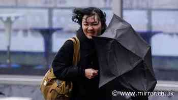 Downpours, hail and thunder to batter 38 UK areas on Wednesday - see full list