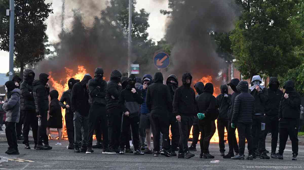 Protests sweep across Belfast and beyond as people evacuated from homes with houses and cars on fire