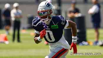 Pats' Gonzalez, desiring new deal, shows at camp