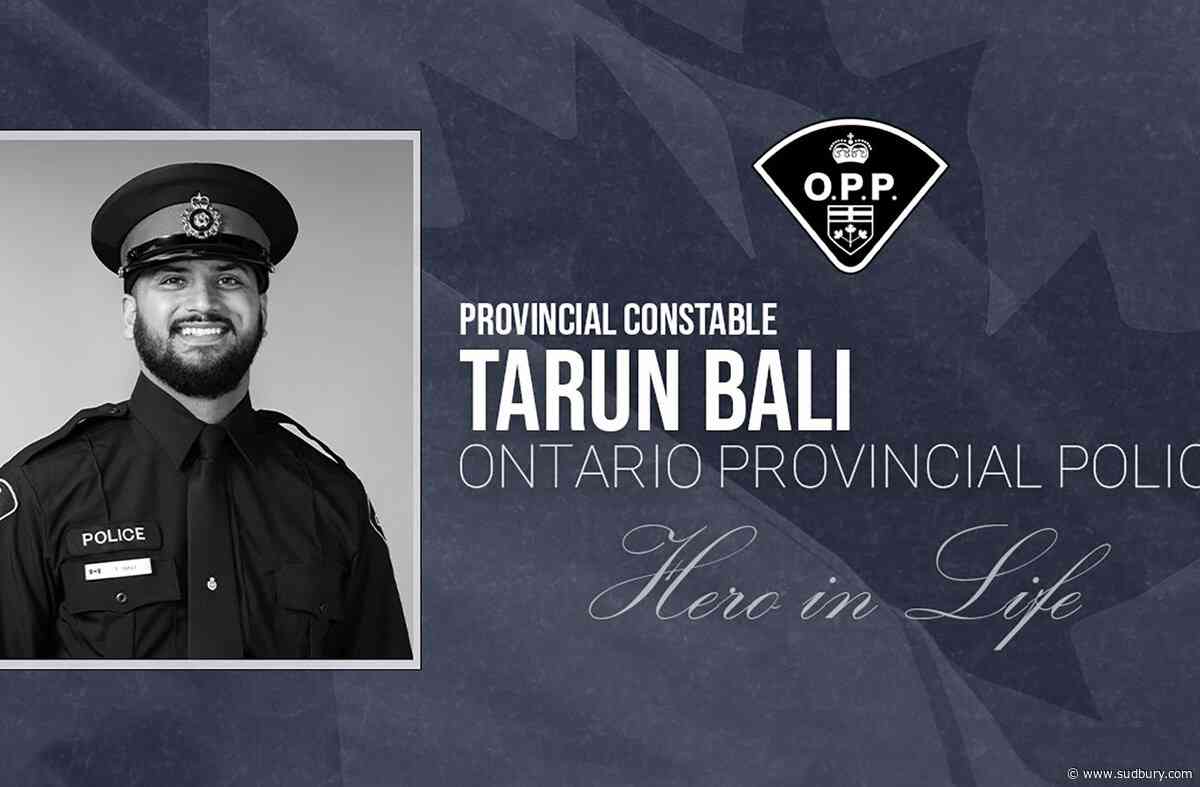OPP constable killed in line of duty in northern Ontario