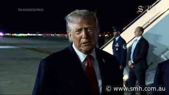 Trump says pilots are 'fine' after US helicopter crashes near Strait of Hormuz