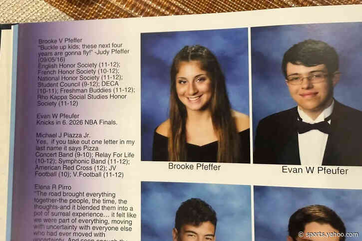 Knicks in 6: NY man’s high school yearbook prediction 6 years ago goes viral