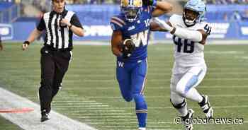 Winnipeg Blue Bombers receiver Nic Demski questionable for home opener