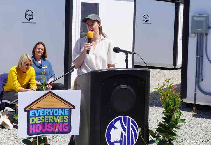 Seattle Mayor Katie Wilson Unveils New 75-Unit Shelter