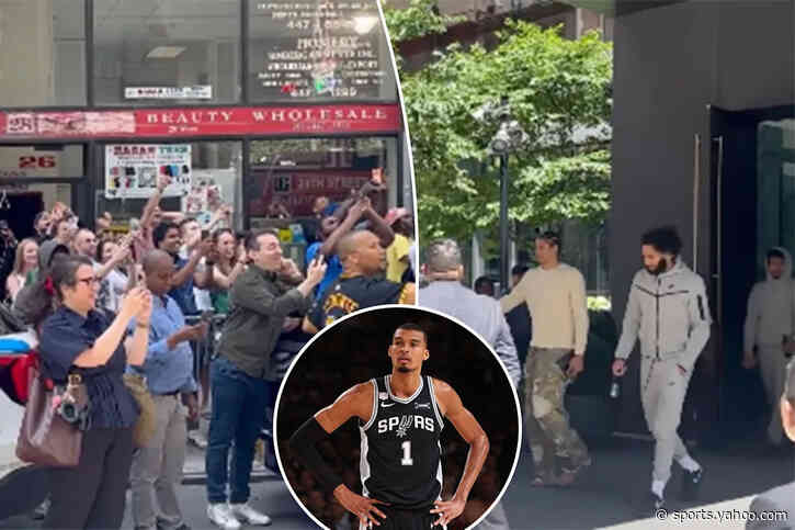 Knicks fans wait outside Spurs hotel to boo players with tension growing in NBA Finals
