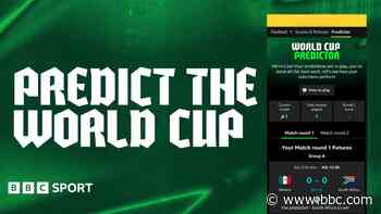 Play BBC Sport's new World Cup predictor game