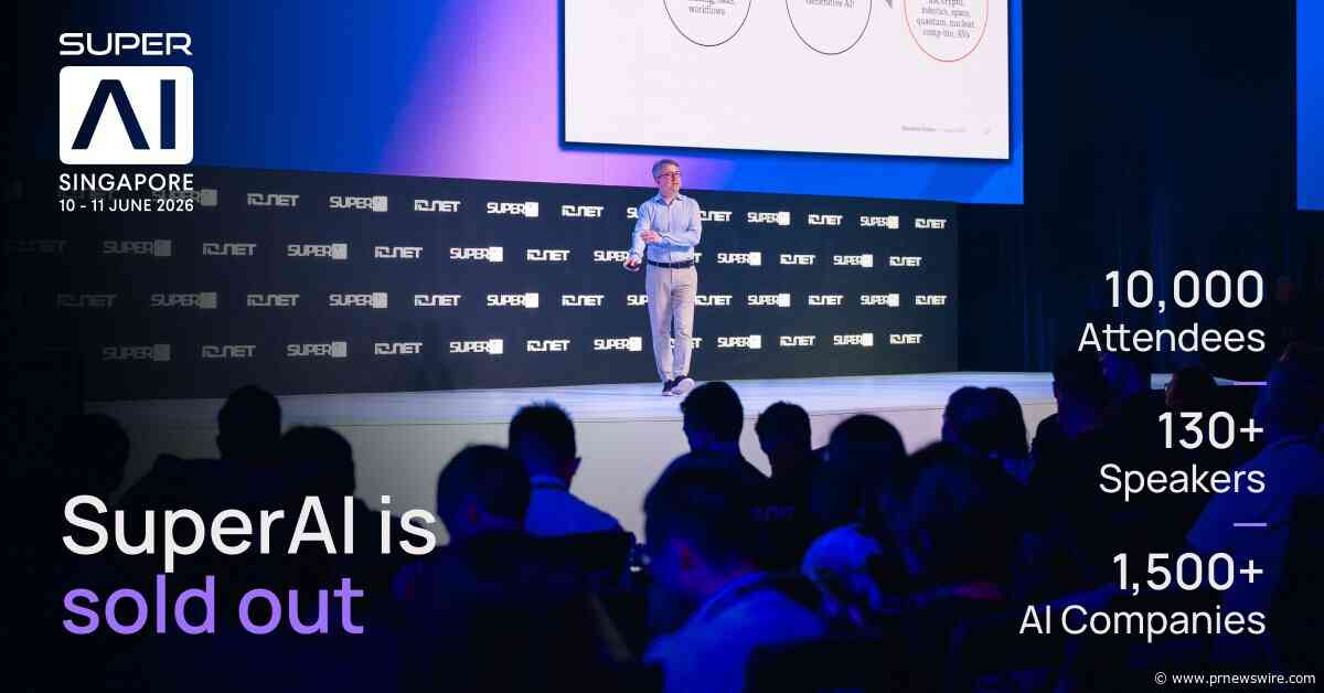 SuperAI Singapore 2026 Sells Out: Asia's Largest AI Event Brings Together 10,000 Global Innovators