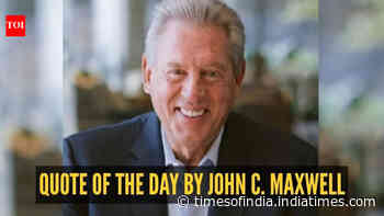 Quote of the day by John C. Maxwell: "A leader is one who knows the way, goes the way, and…"